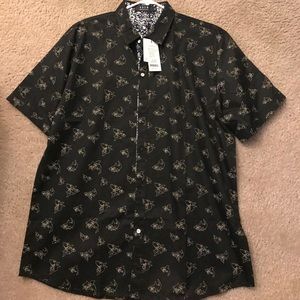 XL SSLR CASUAL SHARK BUTTON DOWN